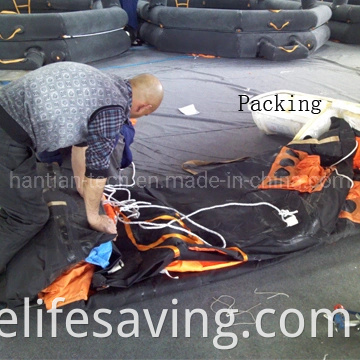 المعدات البحرية Davit إطلاق Liferaft قابلة للنفخ لإنقاذ الحياة